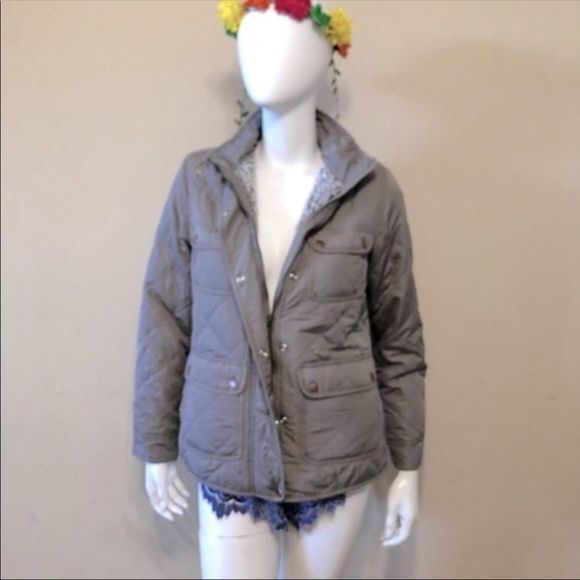 Thread & Supply Fleece Lined Quilted Utility Jacket Size Small - Picture 6 of 13